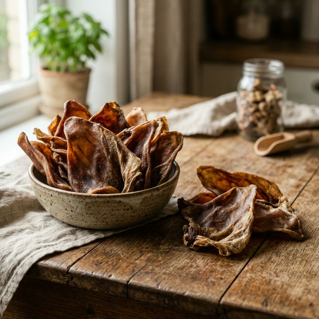 Orejas de cerdo deshidratadas